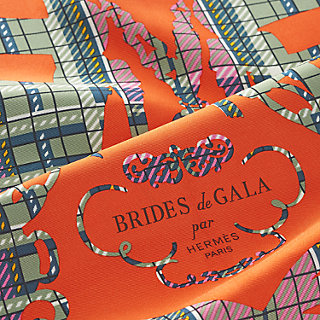 Brides de Gala Tartan scarf 45 | Hermès Canada